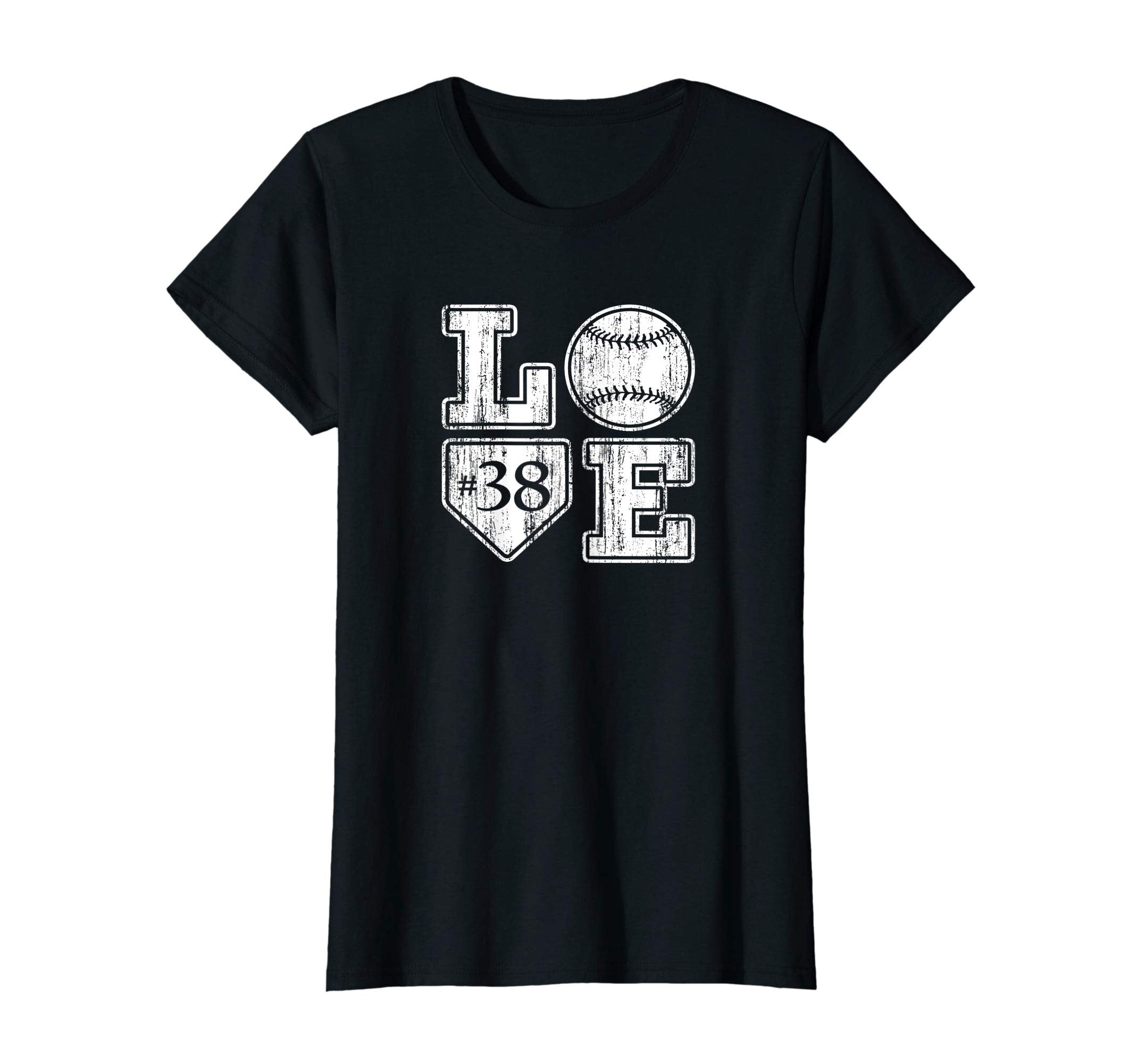 Womens Love Baseball Softball Mom T-Shirt - Fun Novelty Design for Adults - T-Shirt, Sweatshirt, Hoodie