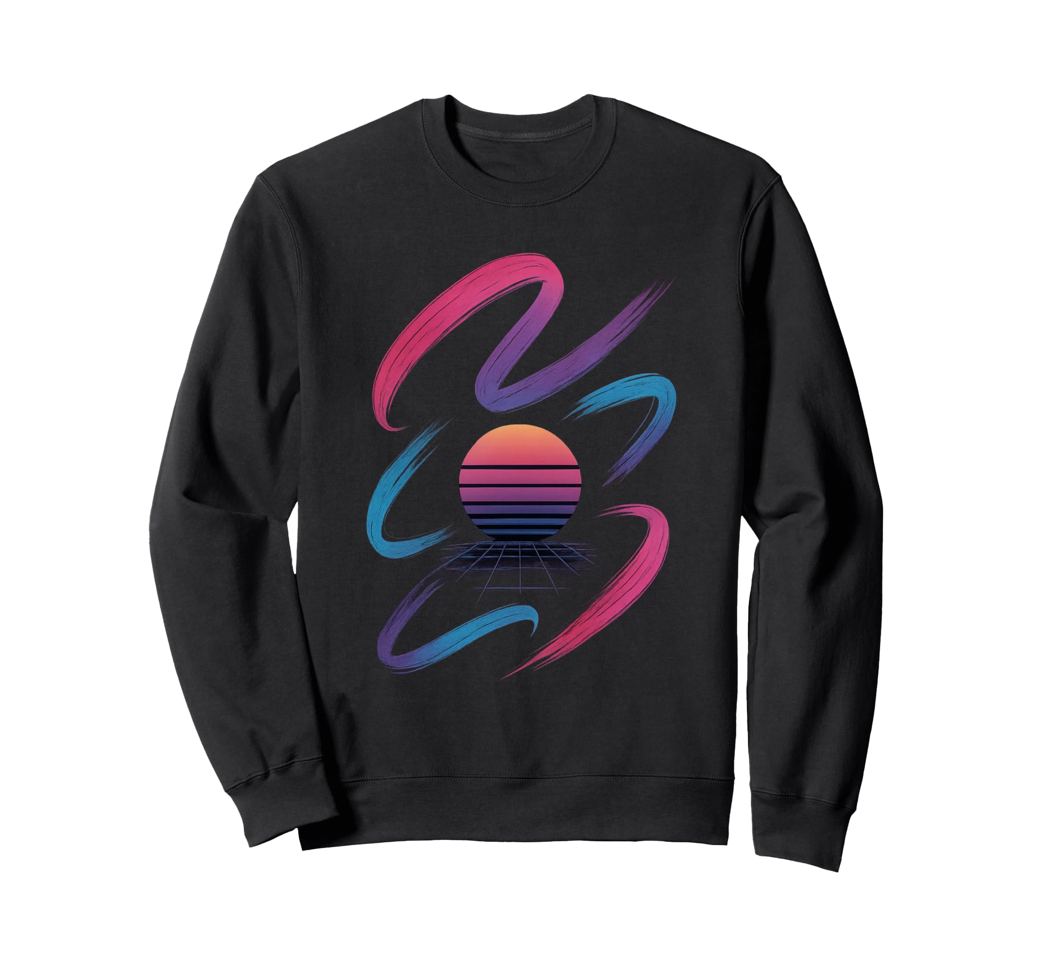80S Synthwave Sweatshirt - Unique Graphic Unisex - T-Shirt, Sweatshirt, Hoodie