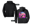 Cat Vaporwave Retrowave Aesthetic Synthwave Hoodie - Graphic Print Unisex - T-Shirt, Sweatshirt, Hoodie