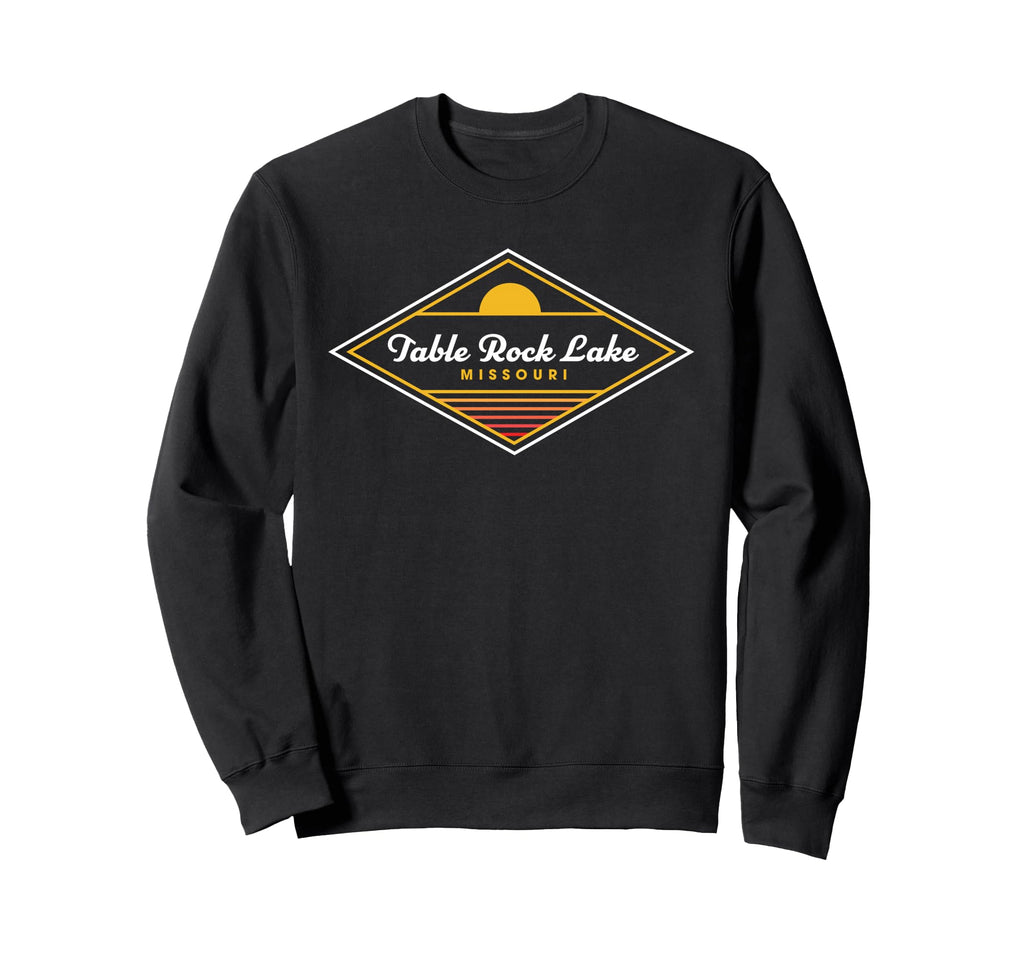 Table Rock Lake Missouri Sunset Sweatshirt - Minimalist Print for Adults - T-Shirt, Sweatshirt, Hoodie