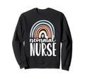 Nicu Nurse Neonatal Boho Rainbow Team Sweatshirt - Trendy Graphic Unisex - T-Shirt, Sweatshirt, Hoodie