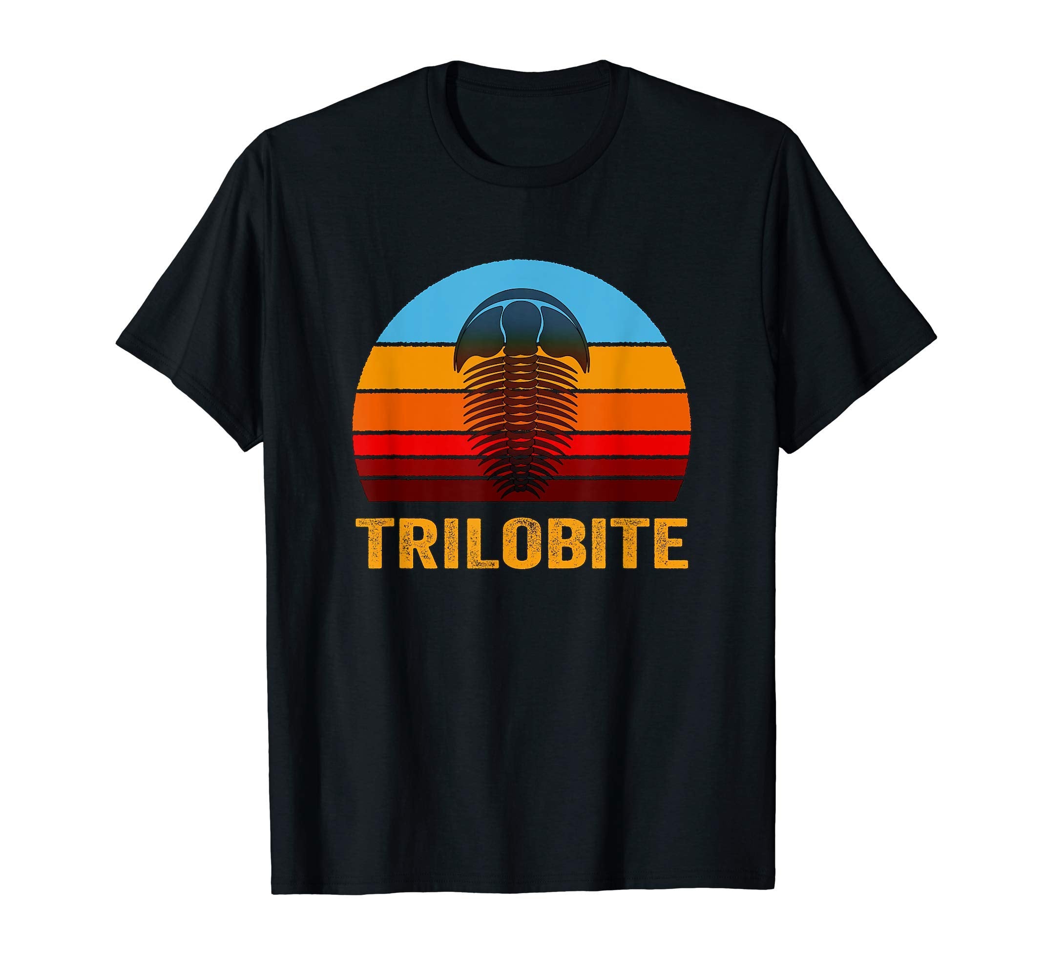 Sunset Trilobite T-Shirt - Graphic Print Unisex - T-Shirt, Sweatshirt, Hoodie