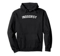 Indoorsy Introvert Distressed Hoodie - Graphic Print Unisex - T-Shirt, Sweatshirt, Hoodie