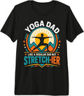 Yoga Dad Like A Regular But Stretch-ier - Adult & Kids T-Shirts, Sweatshirts & Hoodies apparel design preview 1