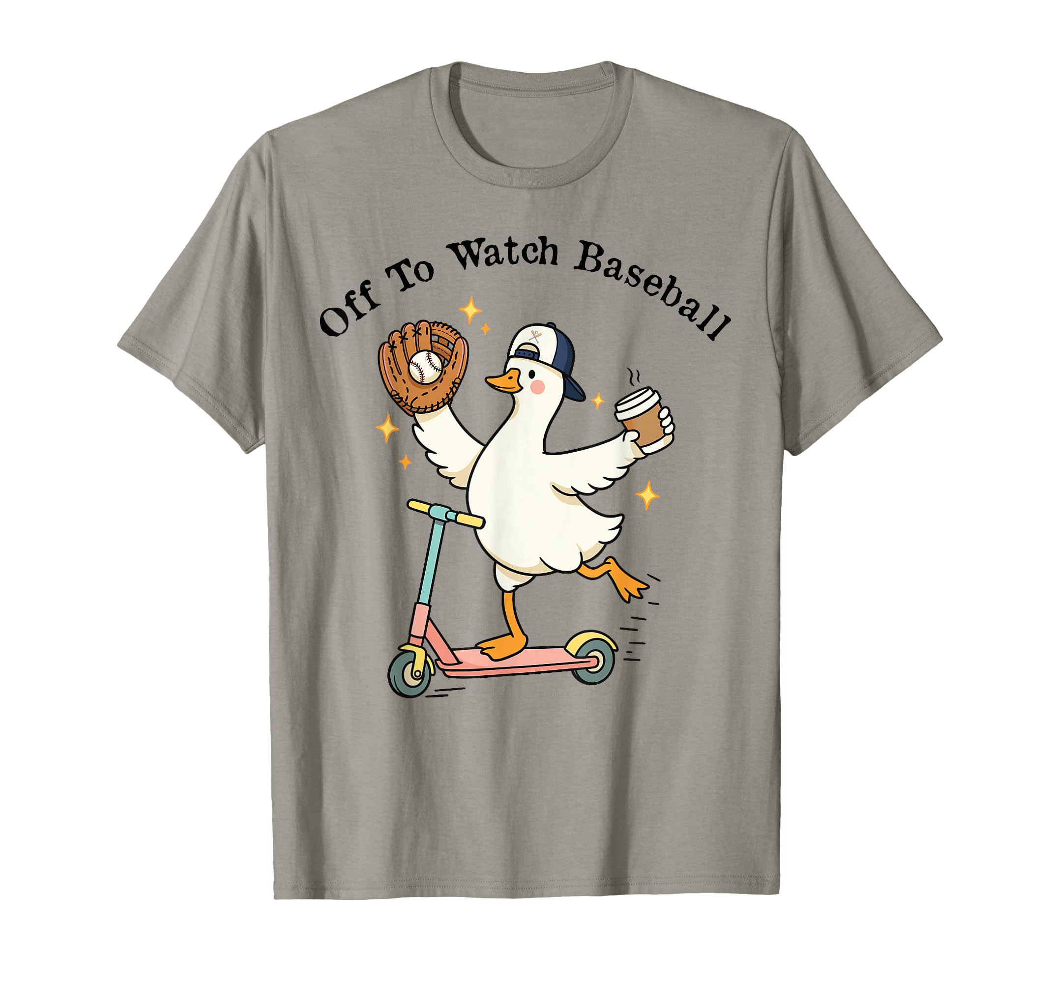 Off To Watch Baseball Funny Goose T-Shirt - Streetwear Style Men Women - T-Shirt, Sweatshirt, Hoodie