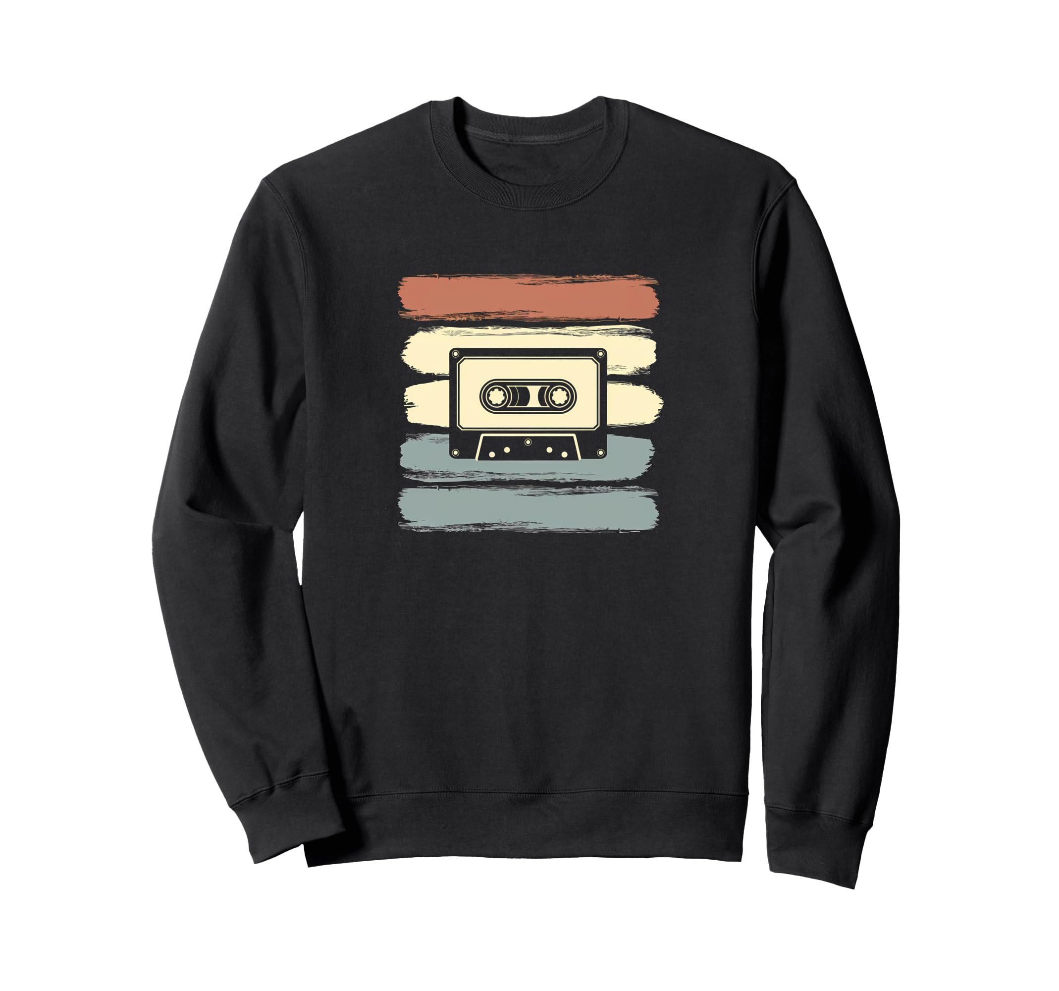 Cassette Tape Music Sweatshirt - Unique Graphic for Adults - T-Shirt, Sweatshirt, Hoodie