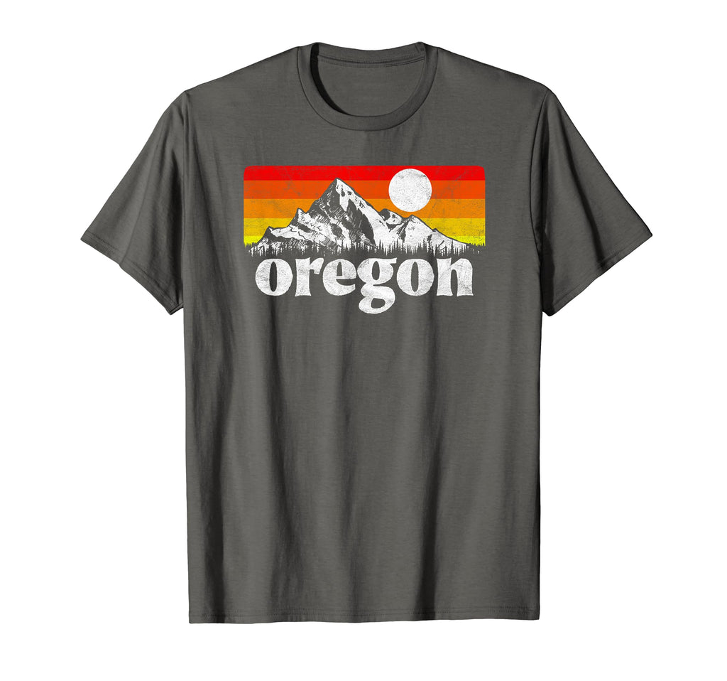 State Oregon Sunset Mountains T-Shirt - Unique Graphic Men Women - T-Shirt, Sweatshirt, Hoodie