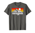 State Oregon Sunset Mountains T-Shirt - Unique Graphic Men Women - T-Shirt, Sweatshirt, Hoodie