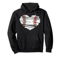 Baseball Love Heart Baseball Game Hoodie - Custom Art Print Men Women - T-Shirt, Sweatshirt, Hoodie