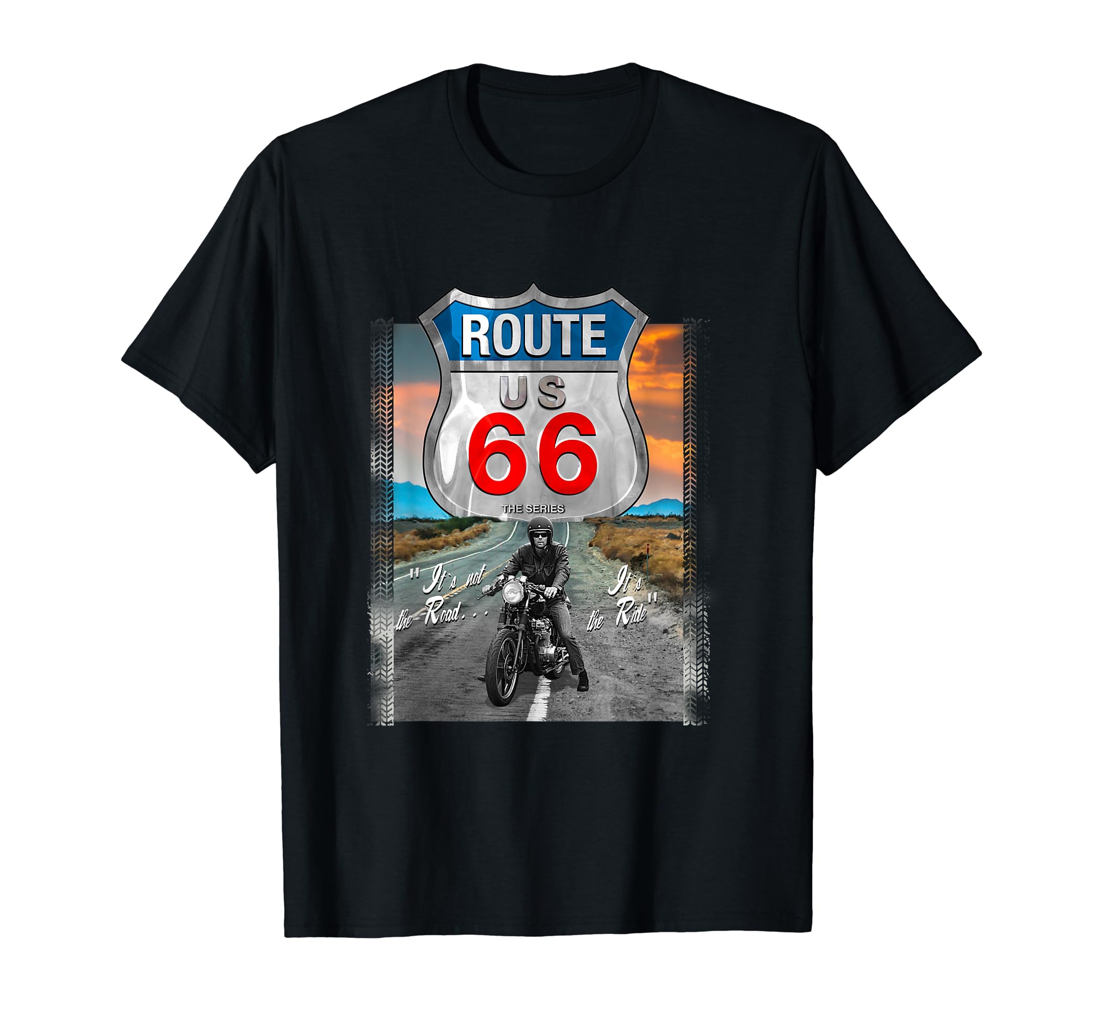 Route 66 Hoodie - Graphic Print for Adults - T-Shirt, Sweatshirt, Hoodie