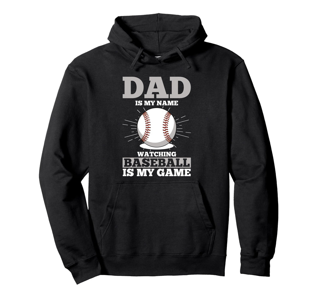 Fathers Day Baseball Dad Parent Hoodie - Novelty Apparel for Adults - T-Shirt, Sweatshirt, Hoodie