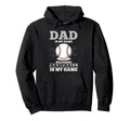 Fathers Day Baseball Dad Parent Hoodie - Novelty Apparel for Adults - T-Shirt, Sweatshirt, Hoodie