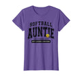 Softball Auntie Matching Aunt Loud T-Shirt - Unique Graphic Men Women - T-Shirt, Sweatshirt, Hoodie