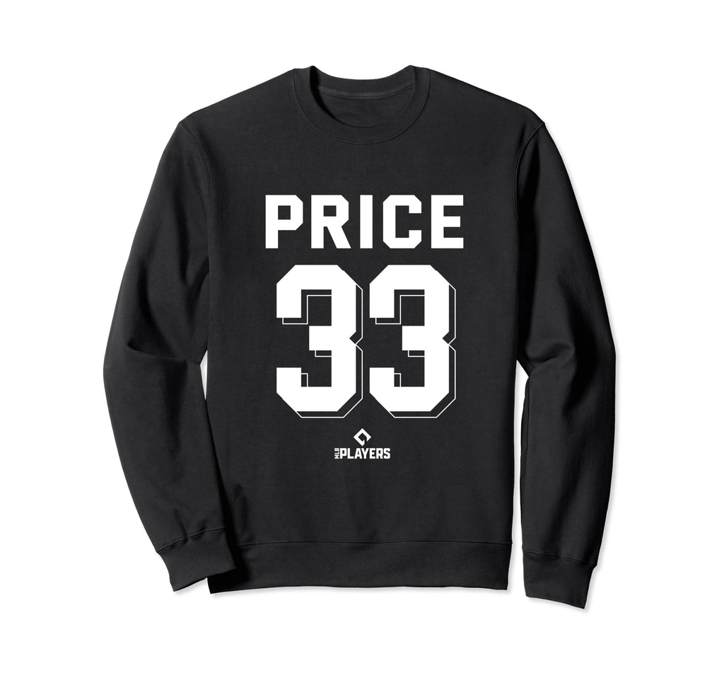 David Price 33 Los Angeles Mlbpa Sweatshirt - Graphic Print for Adults - T-Shirt, Sweatshirt, Hoodie
