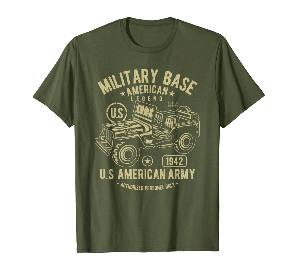 Military Vehicle Distressed T-Shirt - Aesthetic Graphic Unisex - T-Shirt, Sweatshirt, Hoodie