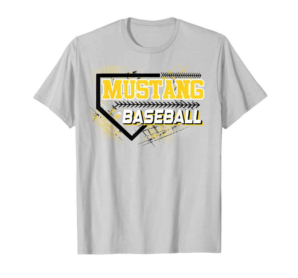 Mustangs Baseball Mom Game Day T-Shirt - Casual Everyday Wear Unisex - T-Shirt, Sweatshirt, Hoodie