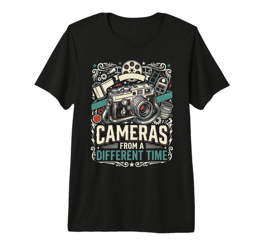 Camera Collector Photography T-Shirt - Aesthetic Graphic Unisex - T-Shirt, Sweatshirt, Hoodie