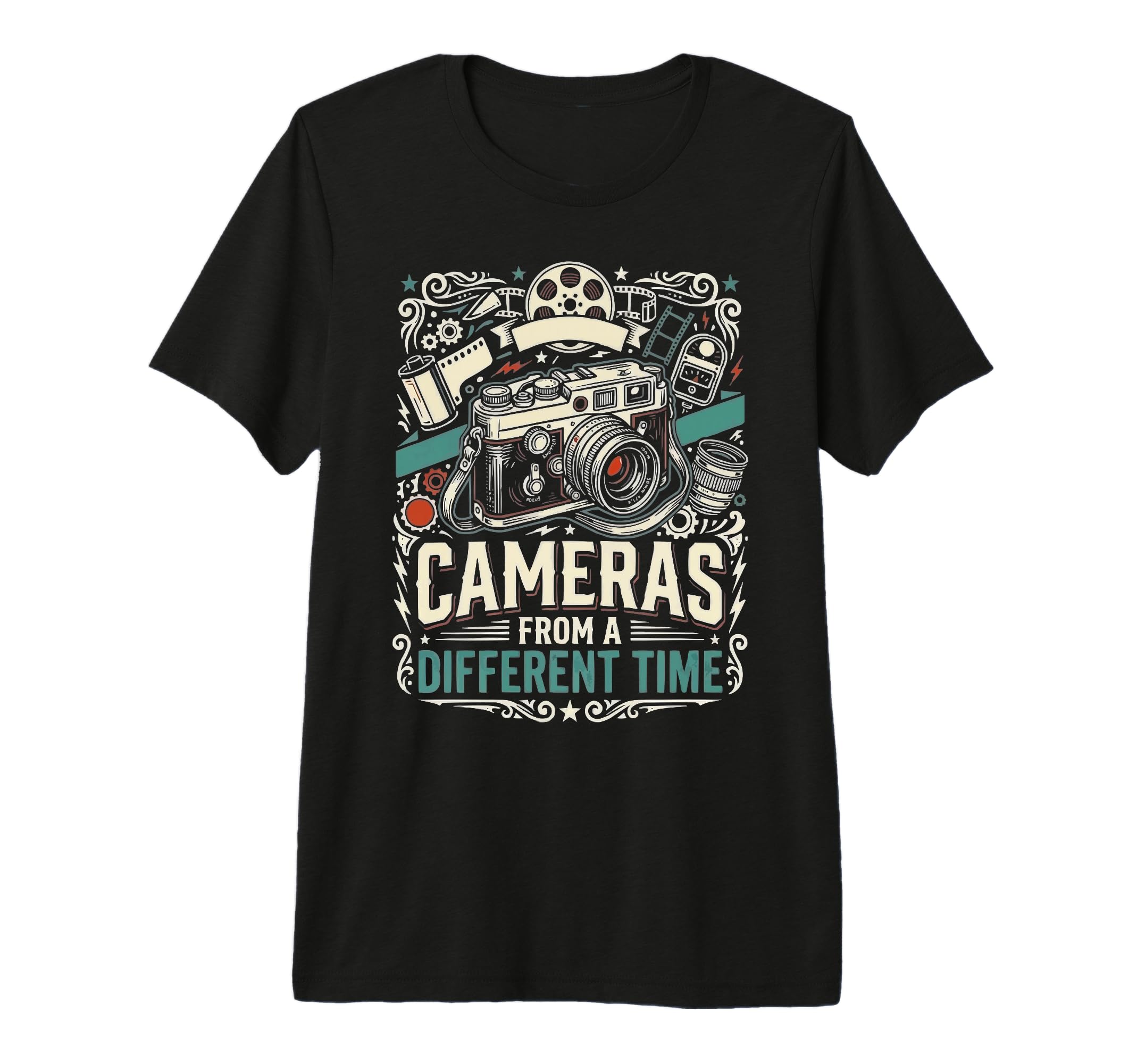 Camera Collector Photography T-Shirt - Aesthetic Graphic Unisex - T-Shirt, Sweatshirt, Hoodie