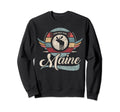Maine State Animal Moose Lover Sweatshirt - Minimalist Print for Adults - T-Shirt, Sweatshirt, Hoodie