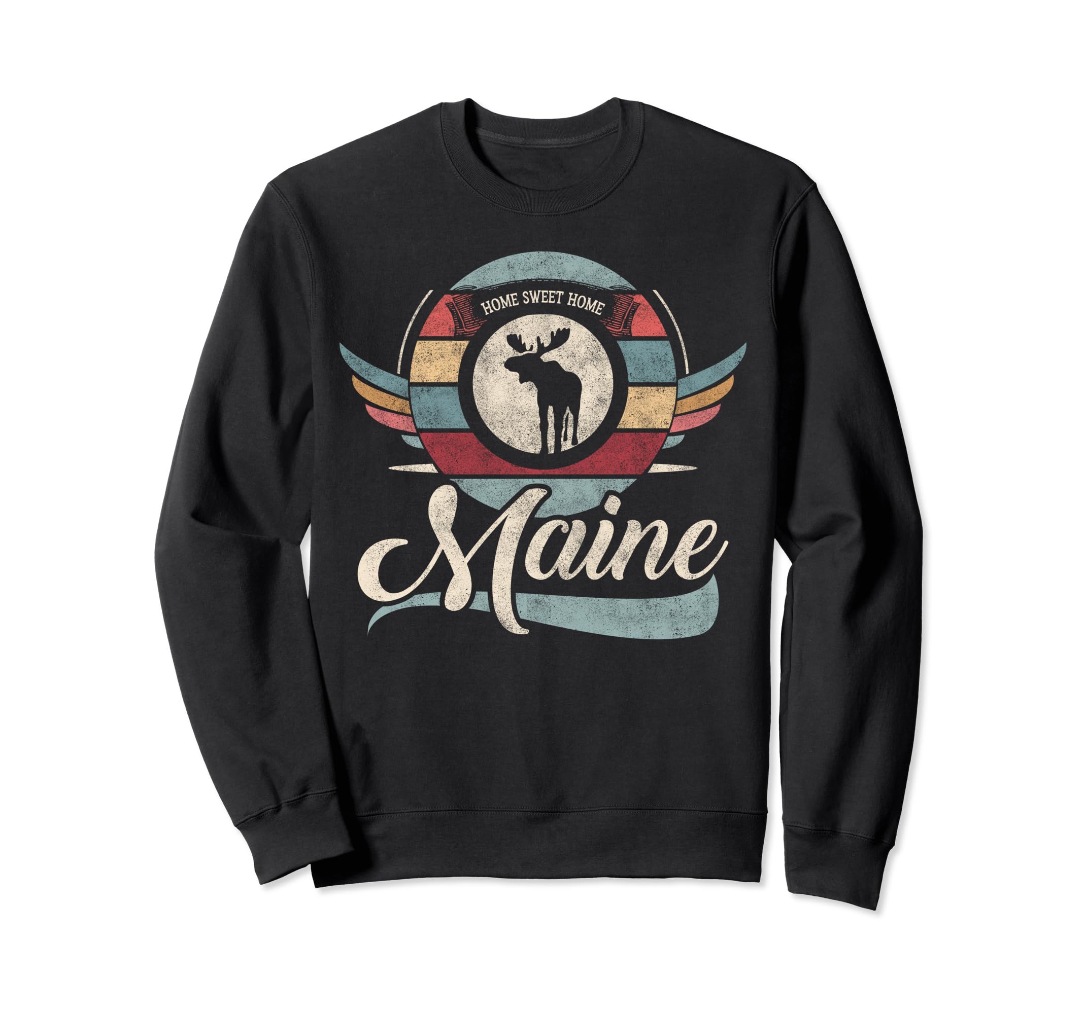 Maine State Animal Moose Lover Sweatshirt - Minimalist Print for Adults - T-Shirt, Sweatshirt, Hoodie