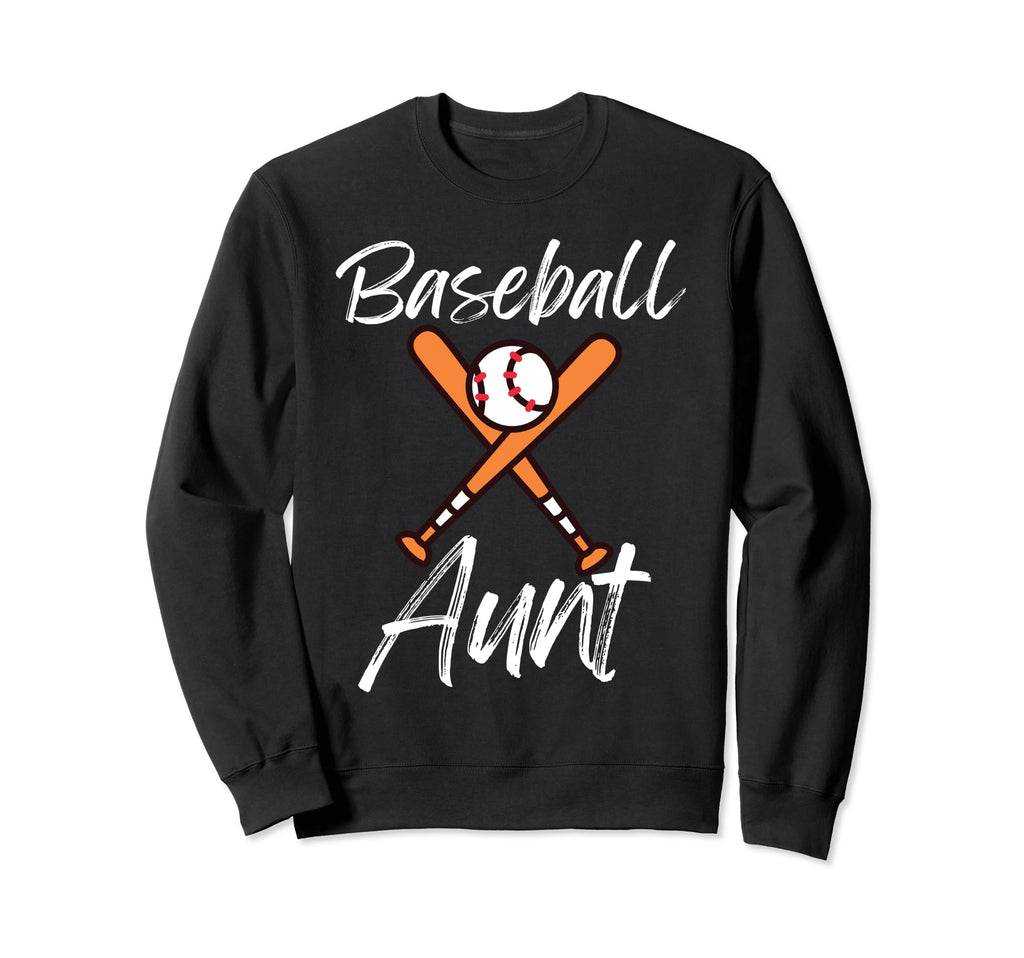 Baseball Aunt Family Matching Aunt Sweatshirt - Fun Novelty Design Unisex - T-Shirt, Sweatshirt, Hoodie