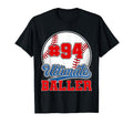 Baseball Baller Player Number 94 Mom T-Shirt - Minimalist Print for Adults - T-Shirt, Sweatshirt, Hoodie