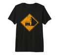 Distressed Falling Rocks Road Sign Very T-Shirt - Trendy Graphic Unisex - T-Shirt, Sweatshirt, Hoodie