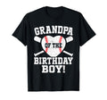 Grandpa Birthday Baseball Bday Matching T-Shirt - Graphic Print Unisex - T-Shirt, Sweatshirt, Hoodie