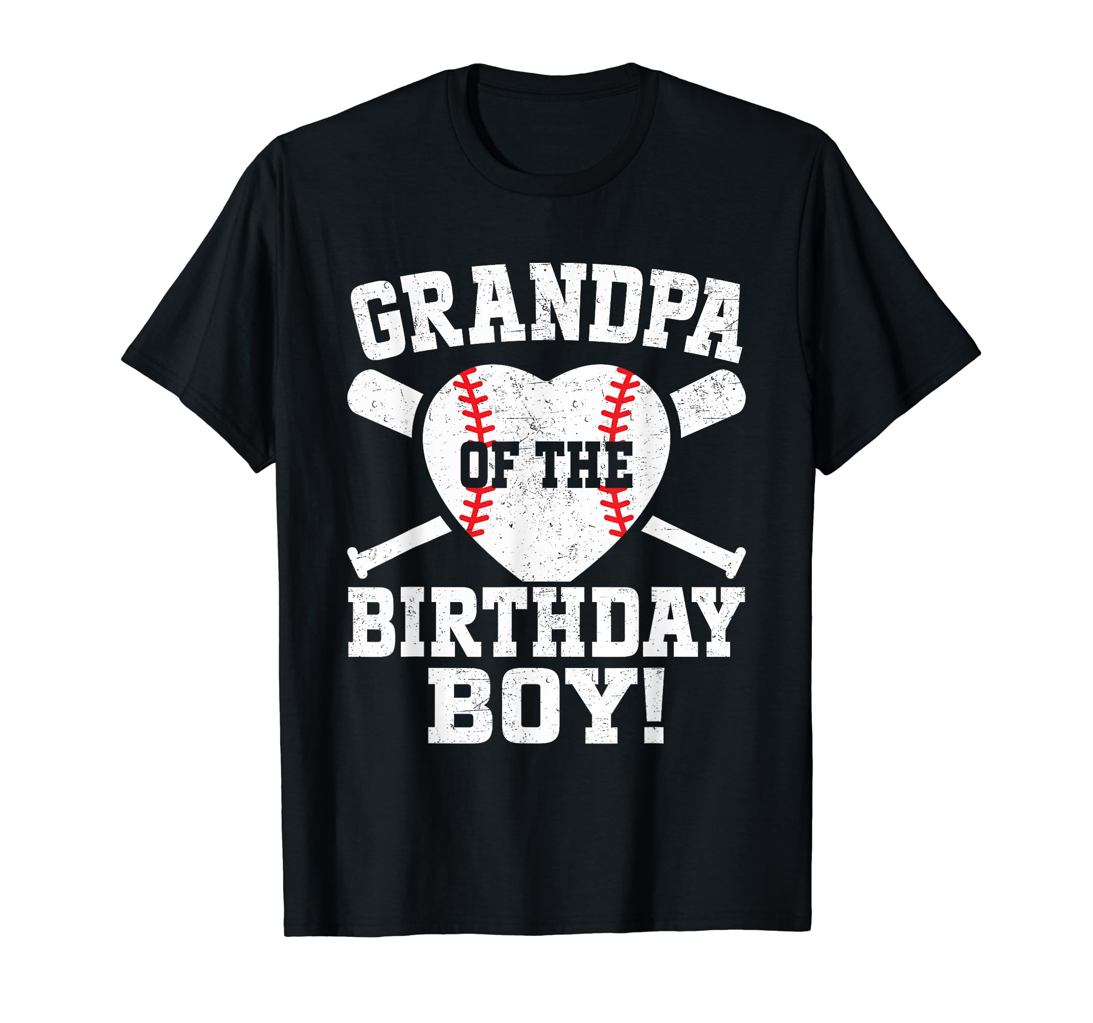 Grandpa Birthday Baseball Bday Matching T-Shirt - Graphic Print Unisex - T-Shirt, Sweatshirt, Hoodie