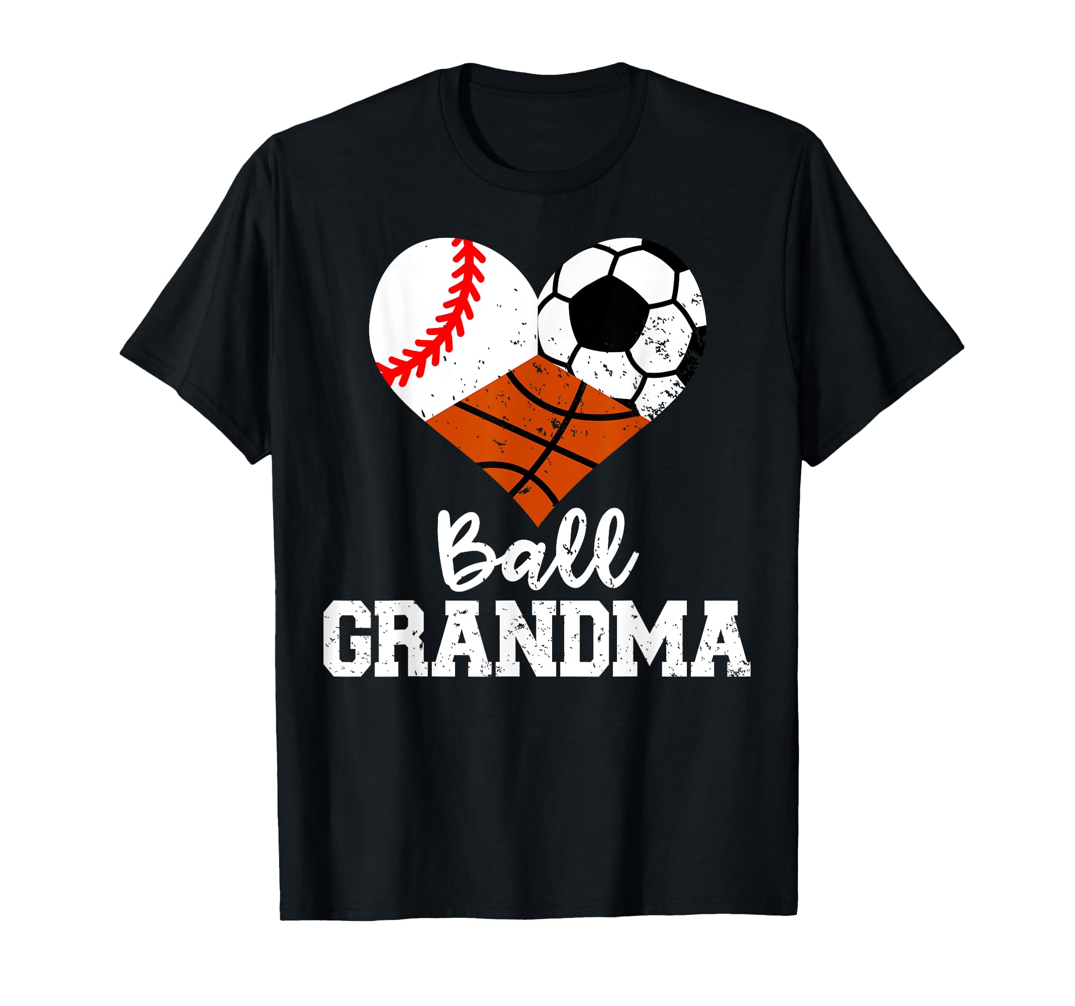 Ball Grandma Funny Baseball Soccer T-Shirt - Custom Art Print for Adults - T-Shirt, Sweatshirt, Hoodie