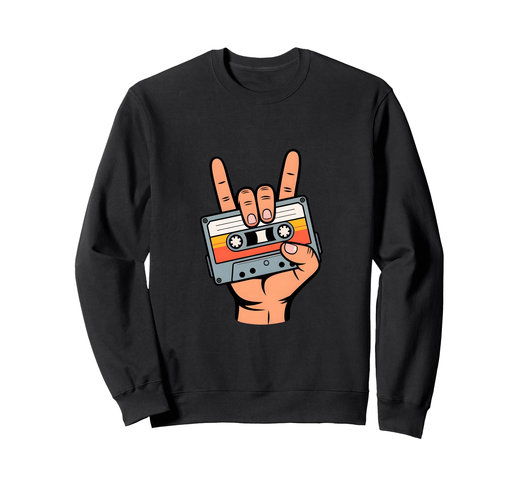 Cassette Tape 80S 90S Nostalgia Sweatshirt - Unique Graphic Unisex - T-Shirt, Sweatshirt, Hoodie