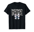 Baseball Mama Coquette Checkered T-Shirt - Custom Art Print Unisex - T-Shirt, Sweatshirt, Hoodie