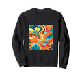 70S Wallpaper Flowers Floral Pattern Sweatshirt - Minimalist Print Unisex - T-Shirt, Sweatshirt, Hoodie