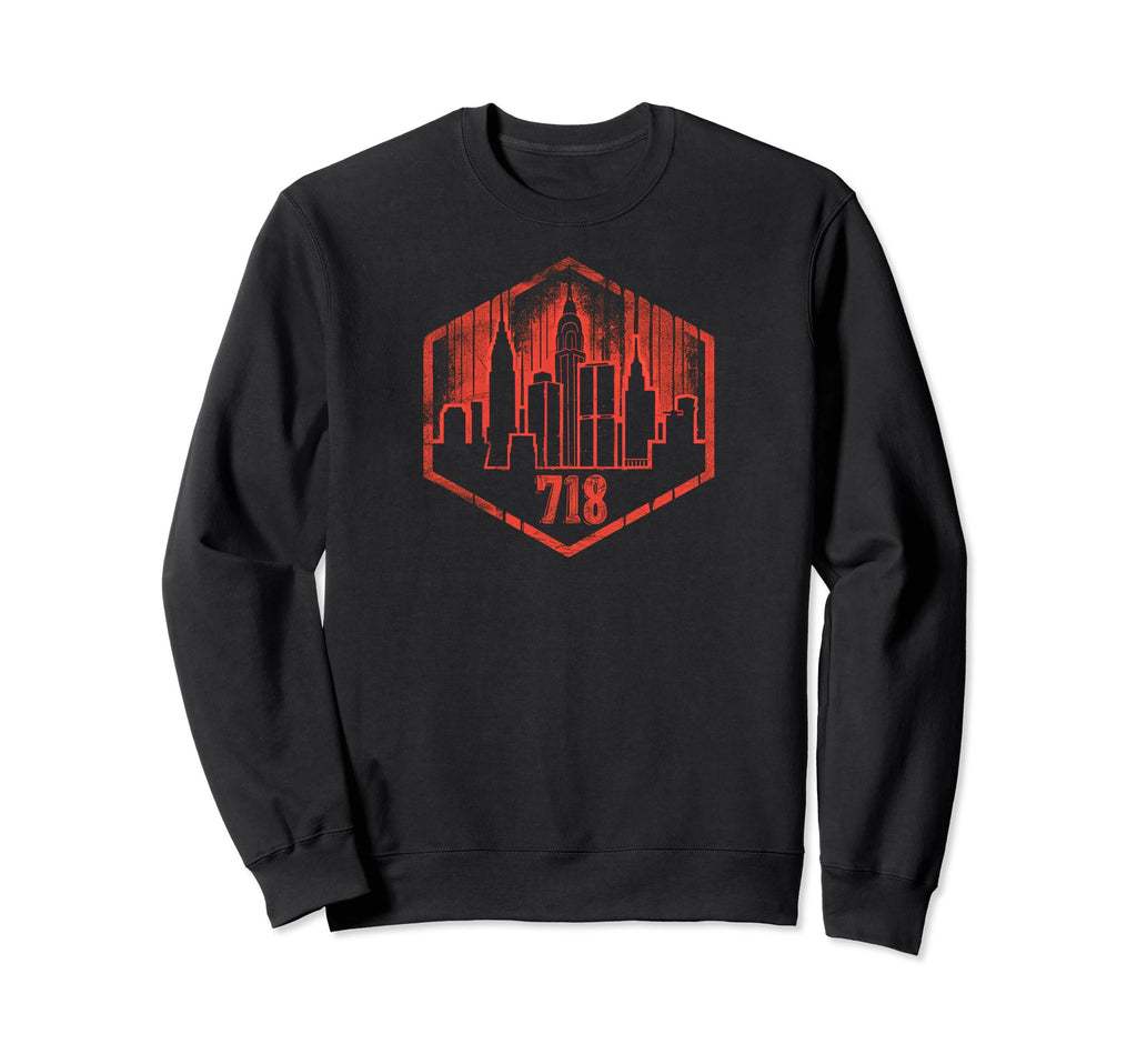 718 Grit 90S Grunge Urbandecay Sweatshirt - Fun Novelty Design for Adults - T-Shirt, Sweatshirt, Hoodie