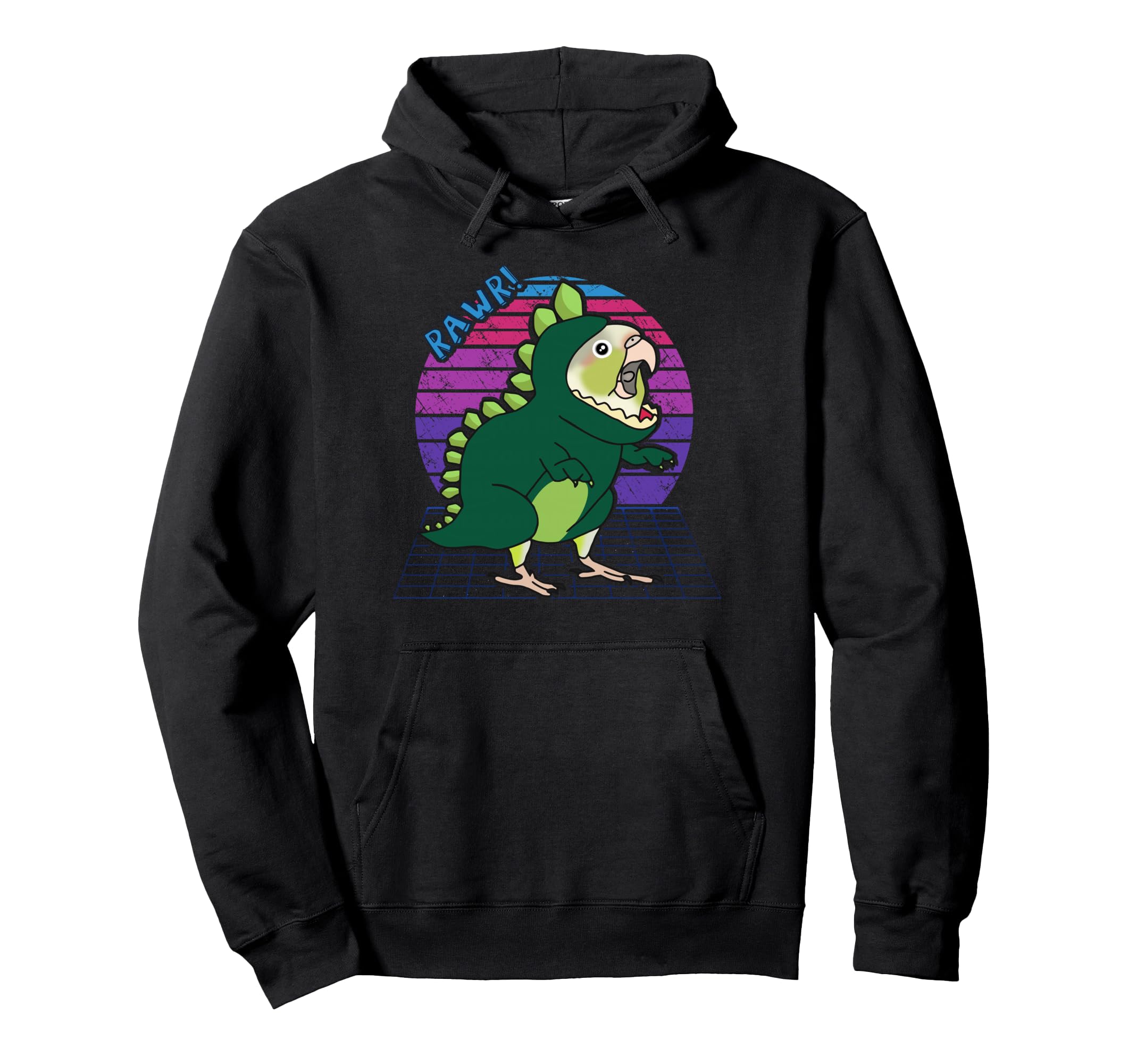 Aesthetic Vaporwave Dinosaur Cinnamon Hoodie - Trendy Graphic Men Women - T-Shirt, Sweatshirt, Hoodie