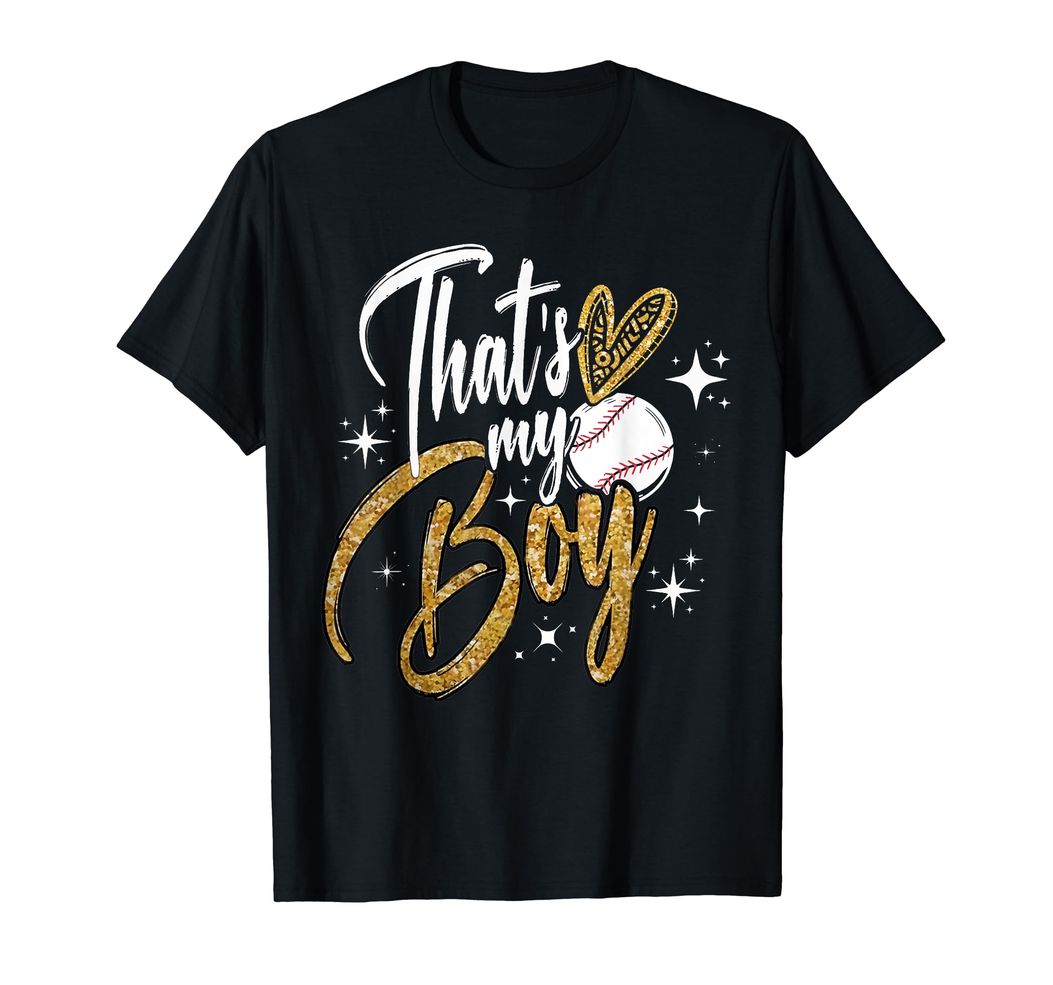 Thats My Baseball Leopard Heart Jersey T-Shirt - Custom Art Print Unisex - T-Shirt, Sweatshirt, Hoodie