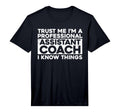Assistant Coach Softball Baseball T-Shirt - Minimalist Print Unisex - T-Shirt, Sweatshirt, Hoodie