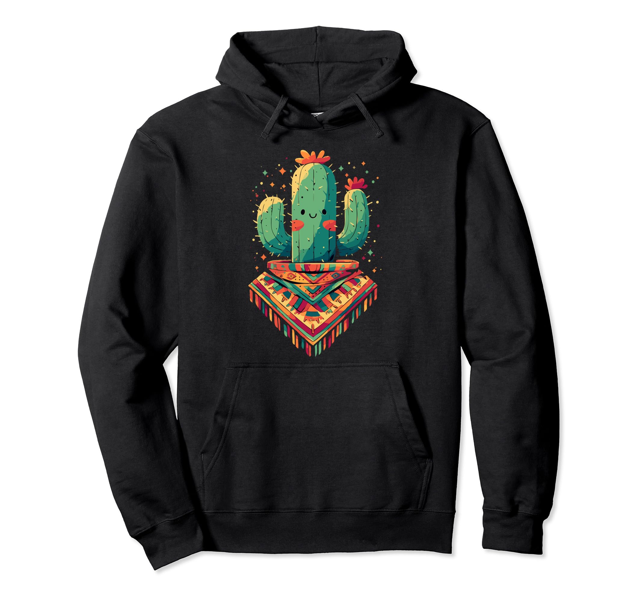 Cactus Serape Succulent Plant Cacti Hoodie - Novelty Apparel for Adults - T-Shirt, Sweatshirt, Hoodie