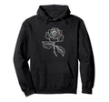 Glitch Rose Aesthetic Vaporwave Hoodie - Fun Novelty Design for Adults - T-Shirt, Sweatshirt, Hoodie