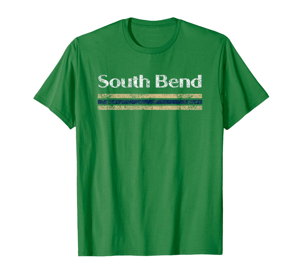 South Bend Indiana Weathered Stripe T-Shirt - Minimalist Print Men Women - T-Shirt, Sweatshirt, Hoodie