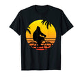 Bigfoot Silhouette Riding Bicycle T-Shirt - Custom Art Print for Adults - T-Shirt, Sweatshirt, Hoodie