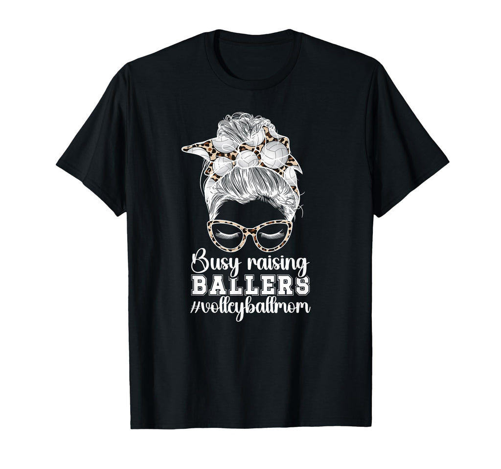 Raising Ballers Volleyball Mom T-Shirt - Custom Art Print for Adults - T-Shirt, Sweatshirt, Hoodie