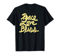 Peace Love Bliss T-Shirt - Minimalist Print Men Women - T-Shirt, Sweatshirt, Hoodie