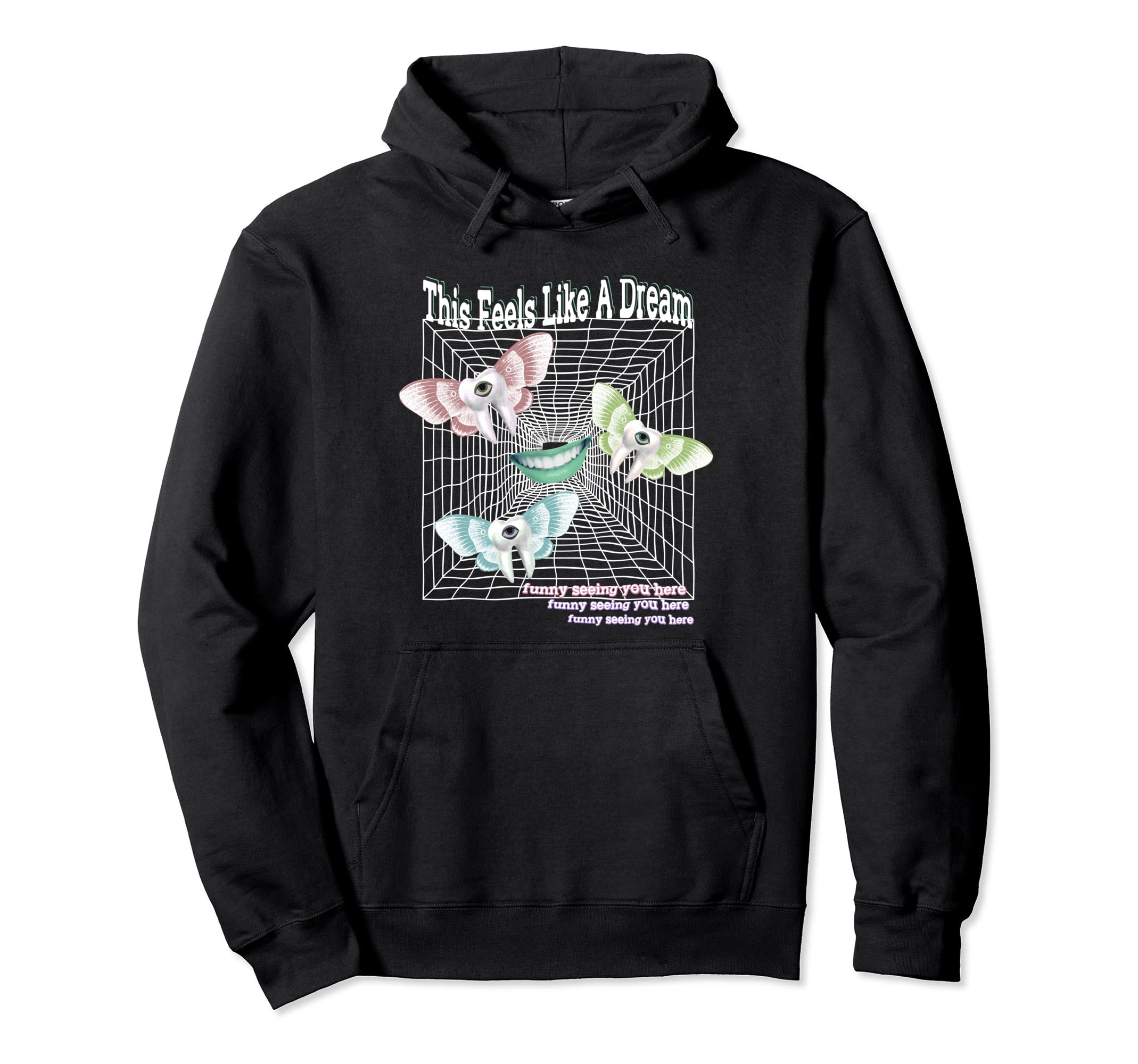 Weirdcore Aesthetic This Feels Like Dream Hoodie - Unique Graphic Unisex - T-Shirt, Sweatshirt, Hoodie