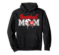 Personalized Proud Mom Jersey Number 43 Hoodie - Aesthetic Graphic Unisex - T-Shirt, Sweatshirt, Hoodie