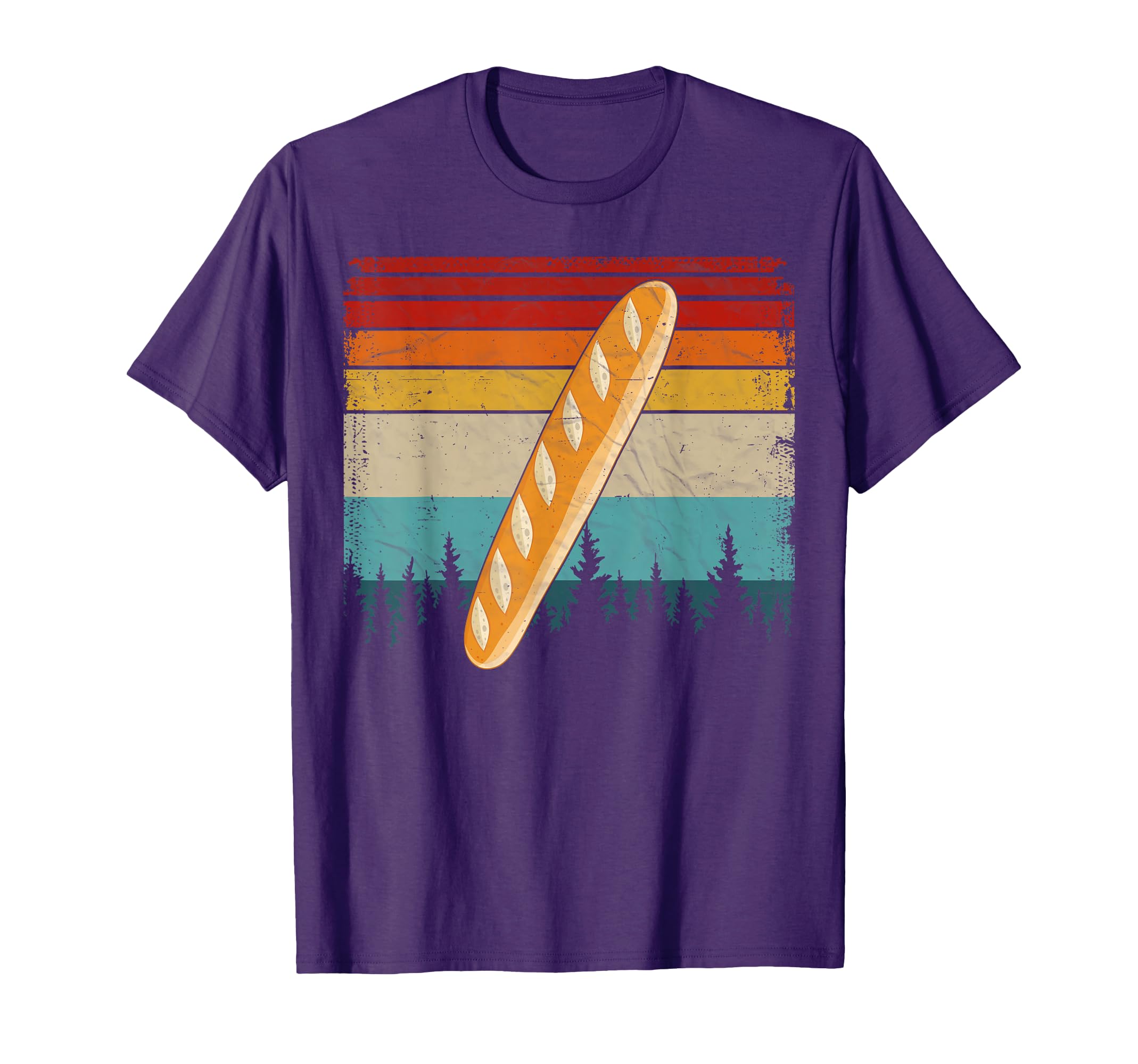 Baguette Distressed Baguette T-Shirt - Unique Graphic Men Women - T-Shirt, Sweatshirt, Hoodie