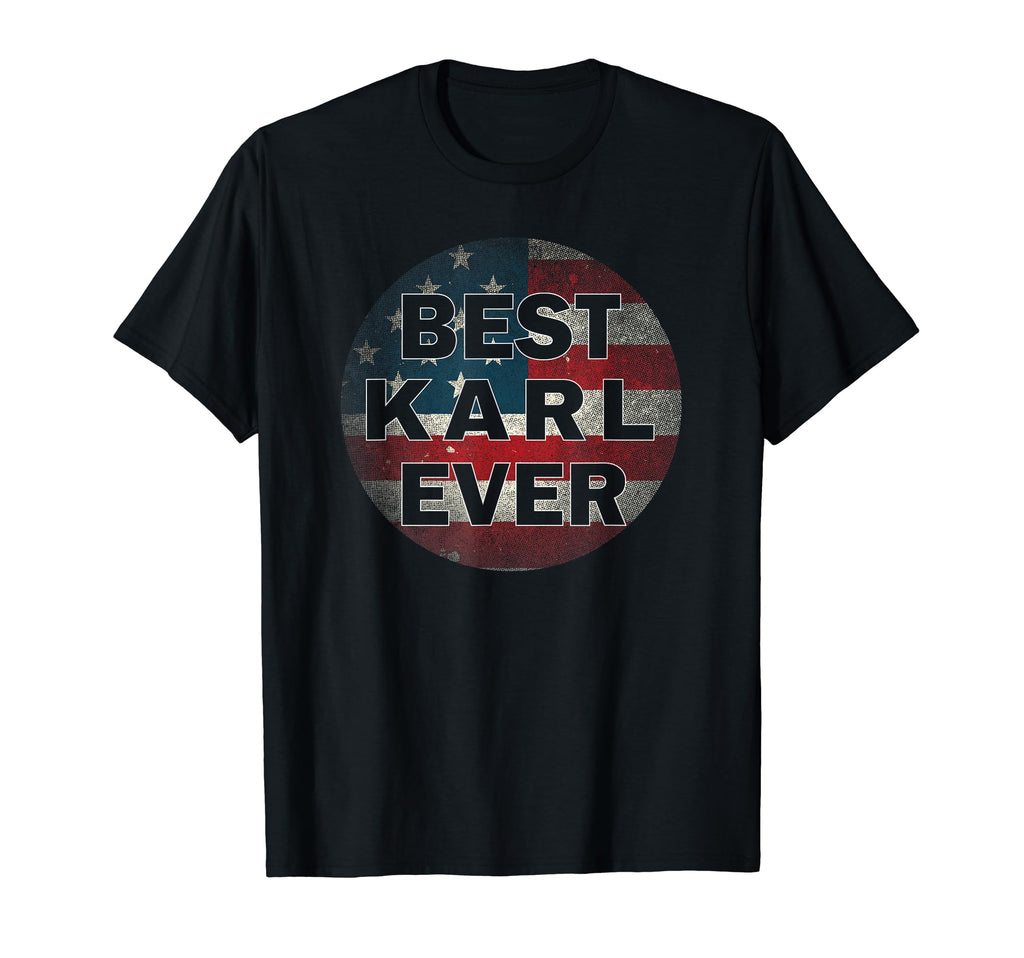 Personalized Name Karl I Love Karl Usa T-Shirt - Graphic Print Men Women - T-Shirt, Sweatshirt, Hoodie