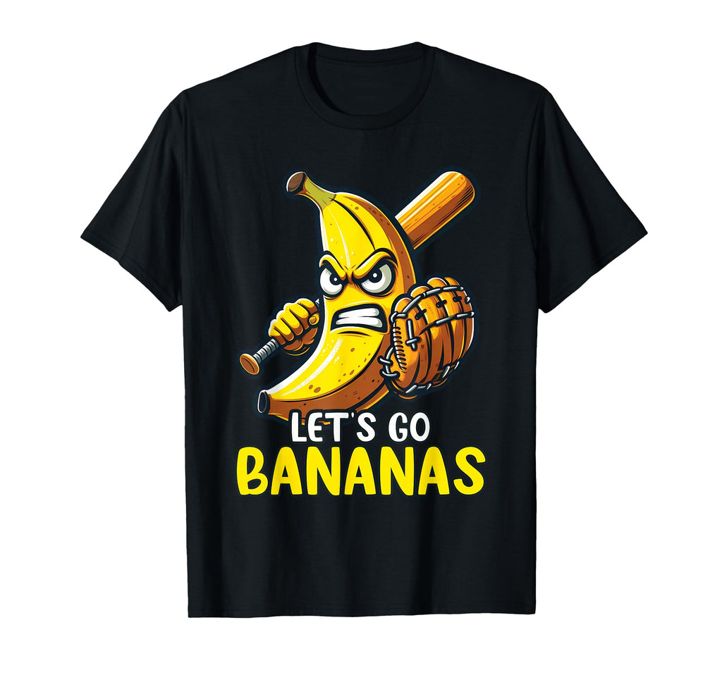 Lets Go Bananas Fruit Lover Funny T-Shirt - Novelty Apparel for Adults - T-Shirt, Sweatshirt, Hoodie