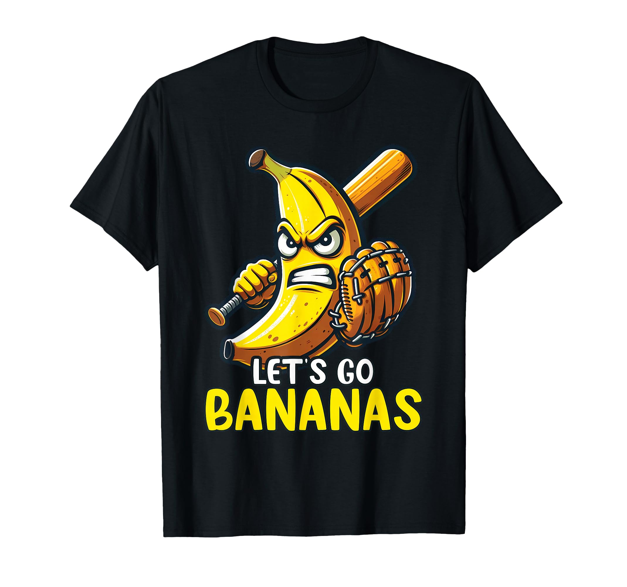 Lets Go Bananas Fruit Lover Funny T-Shirt - Novelty Apparel for Adults - T-Shirt, Sweatshirt, Hoodie