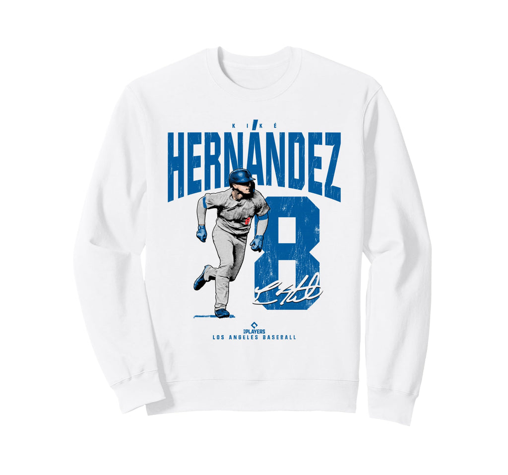 Kike Hernandez Los Angeles D Baseball Sweatshirt - Custom Art Print Unisex - T-Shirt, Sweatshirt, Hoodie